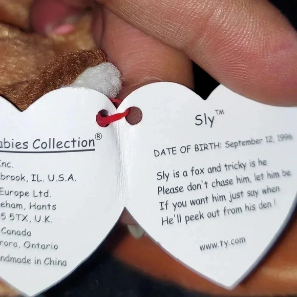 Vintage Retired "Sly" Beanie Baby - Picture 2 of 2